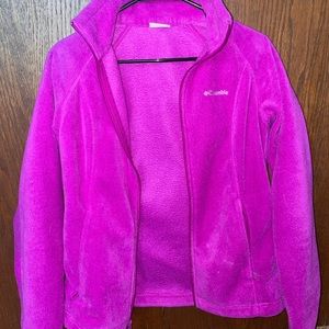 Purple Columbia Fleece Zip Up